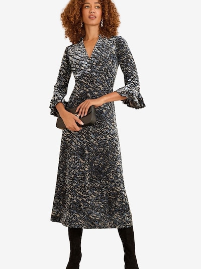 love & roses Haljina 'Burnout' u svijetlobež / svijetloplava / crna, Pregled proizvoda