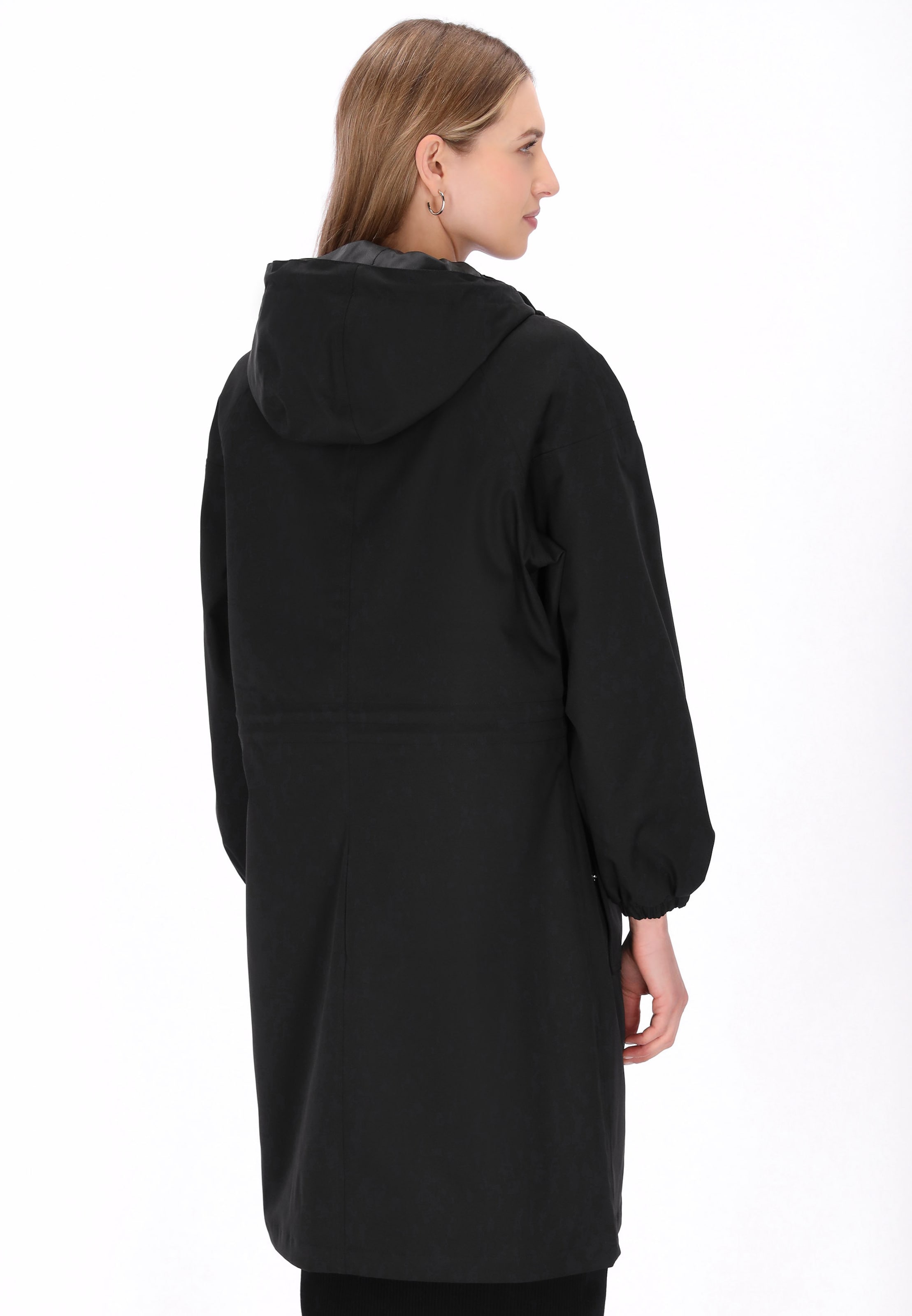 DreiMaster Klassik - Sobretudo meia-estação 'Classic' em preto