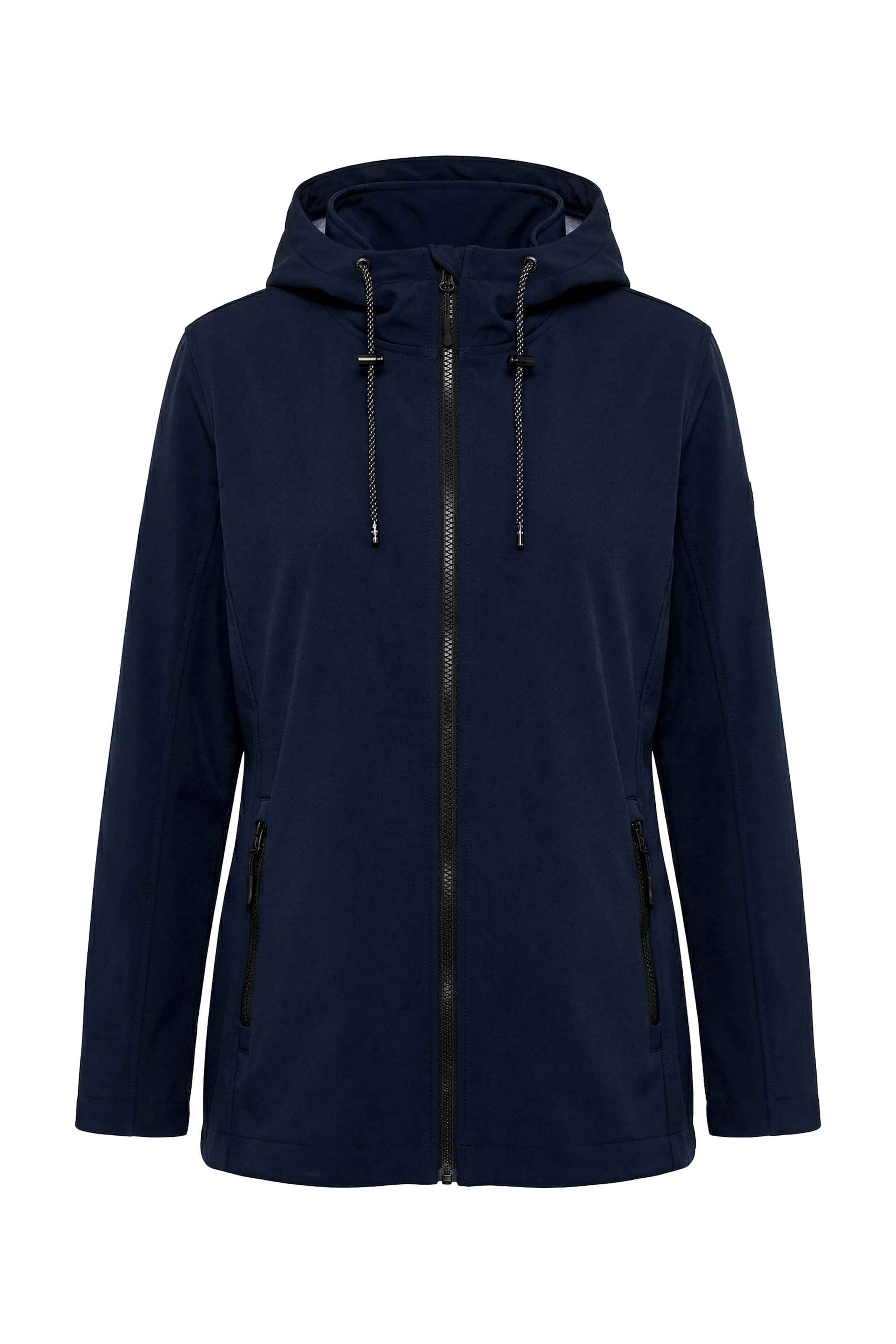 Ulla Popken Functionele jas in Blauw: voorkant