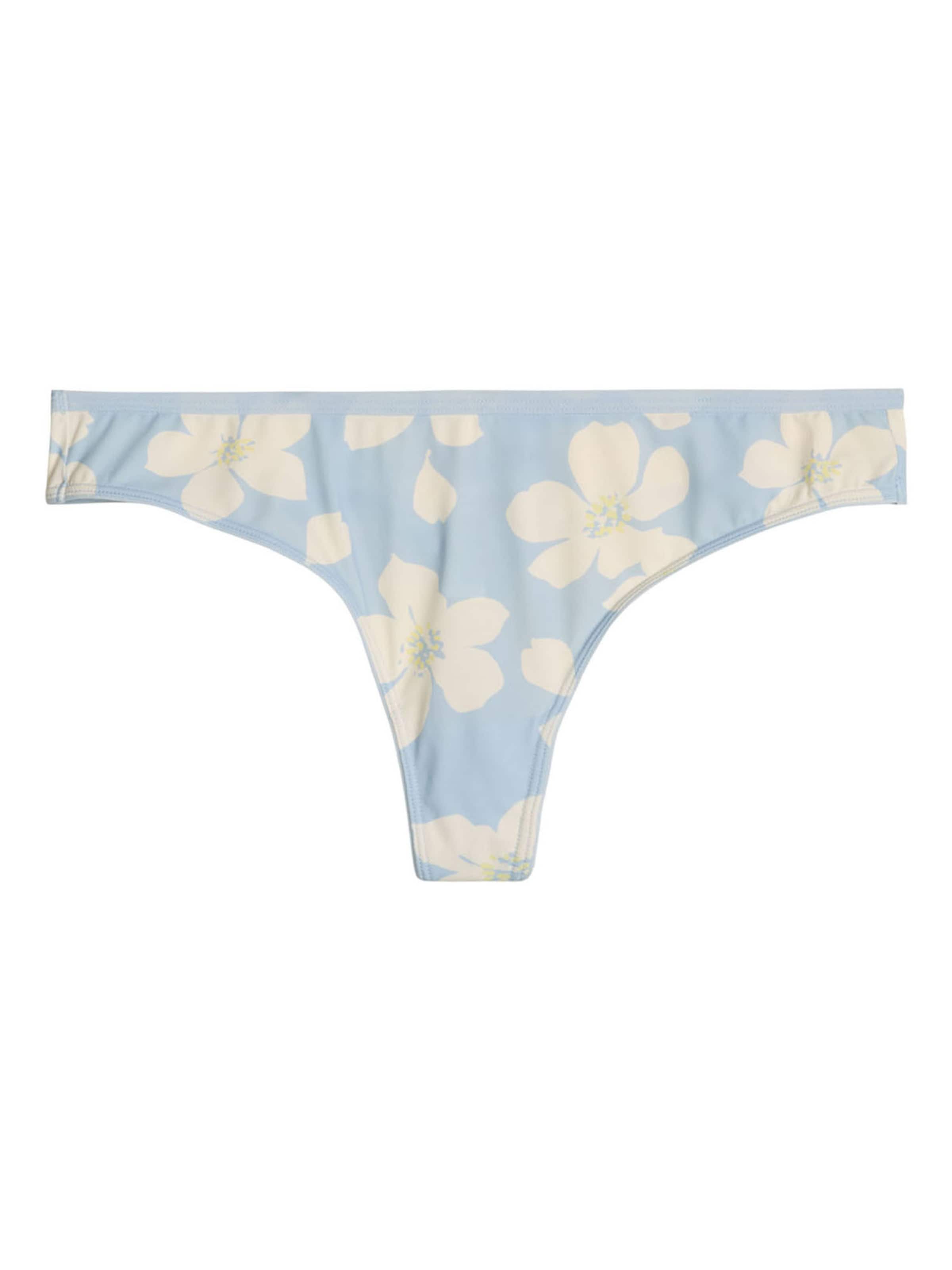 Marc O'Polo String ' Poetic Bloom ' in Blauw: voorkant