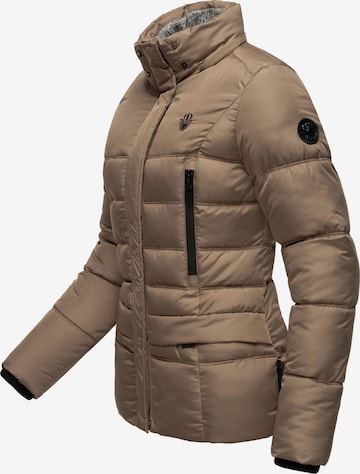 MARIKOO Winterjacke 'Loveleen' in Braun