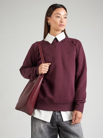 Sweat-shirt 'Premium Core 2.0' G-STAR en marron : devant