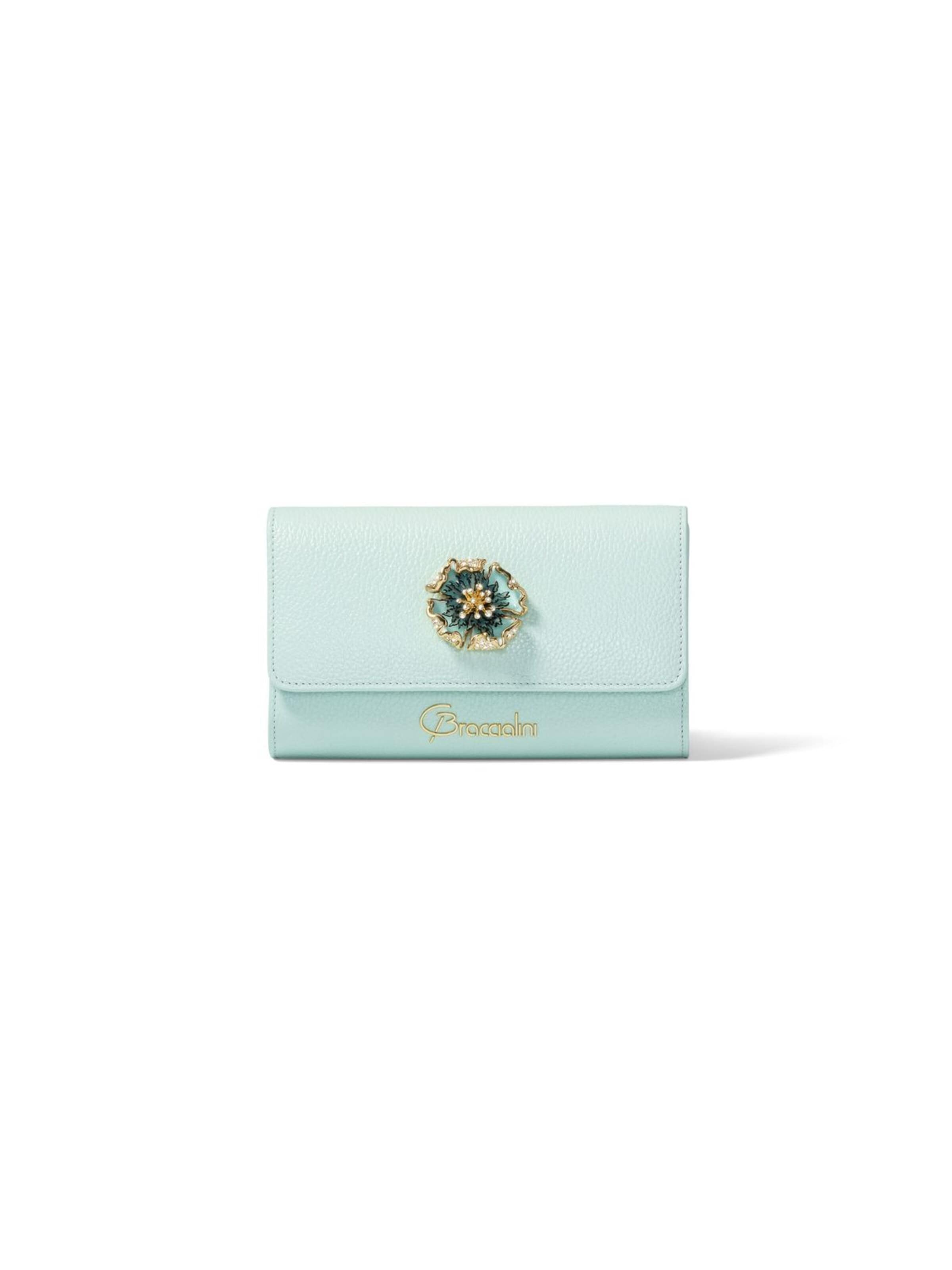 Braccialini - Bolso de noche 'Lady Wallet' en azul: frente