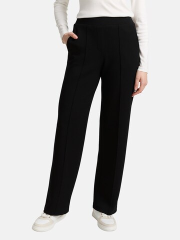 TOM TAILOR Loosefit Broek in Zwart: voorkant