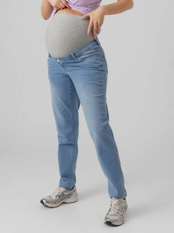 Vero Moda Maternity Regular Jeans 'ZIA' in Blue: front