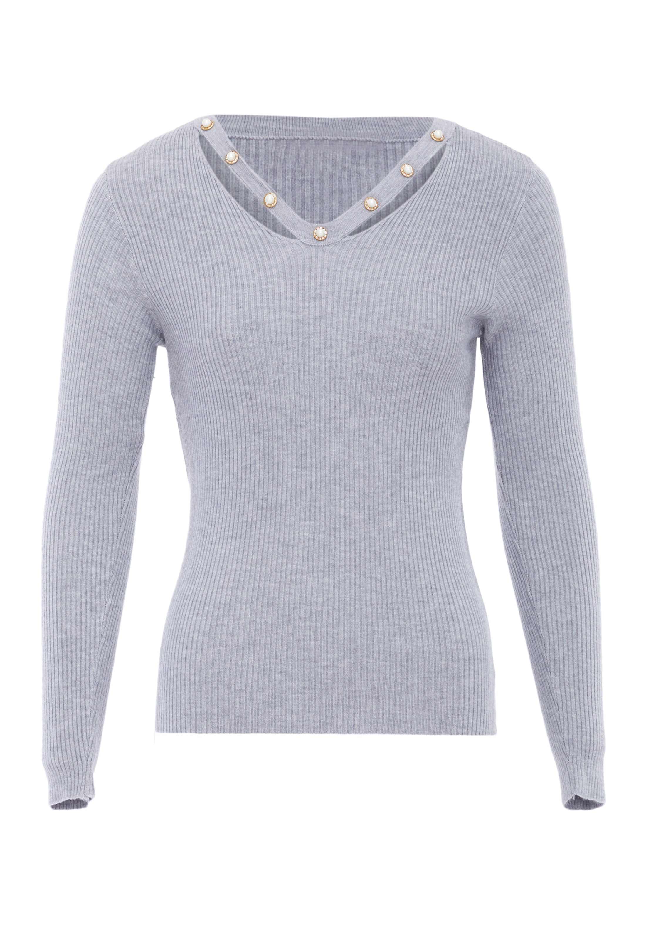 CHANI Neulepaita värissä sininen: etupuoli