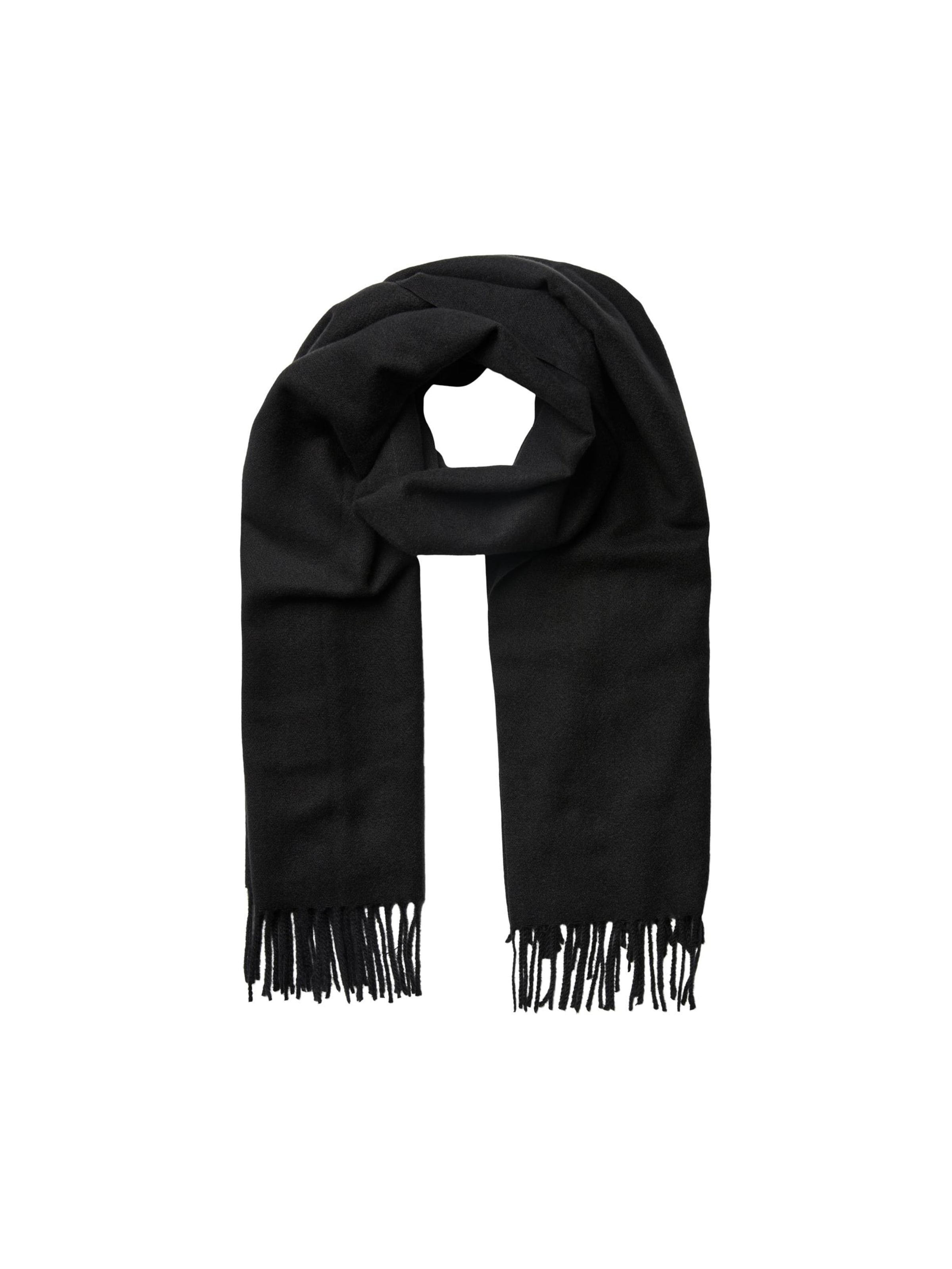 Écharpe 'Noah' PIECES en noir : devant