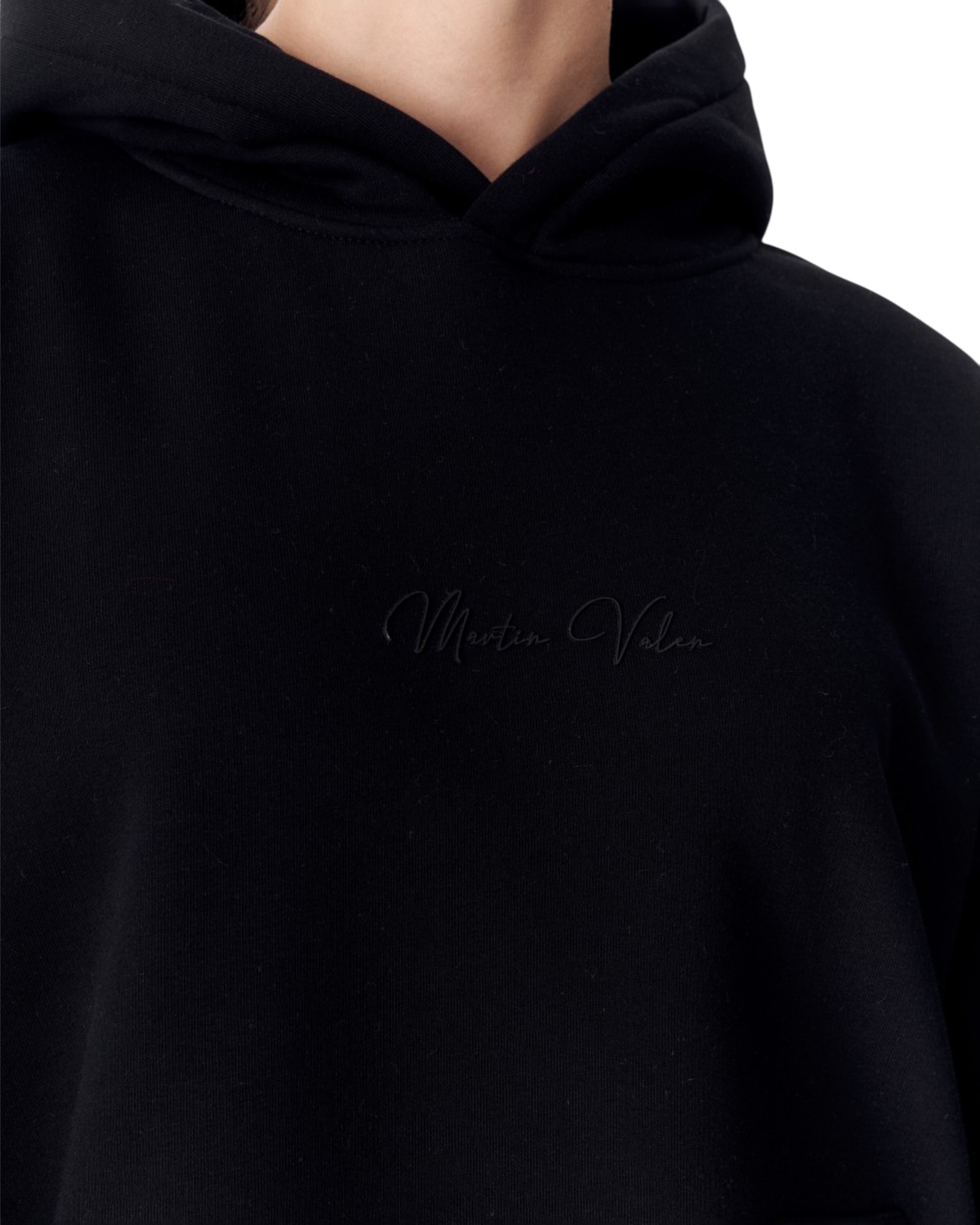MARTIN VALEN Sweatshirt in Zwart