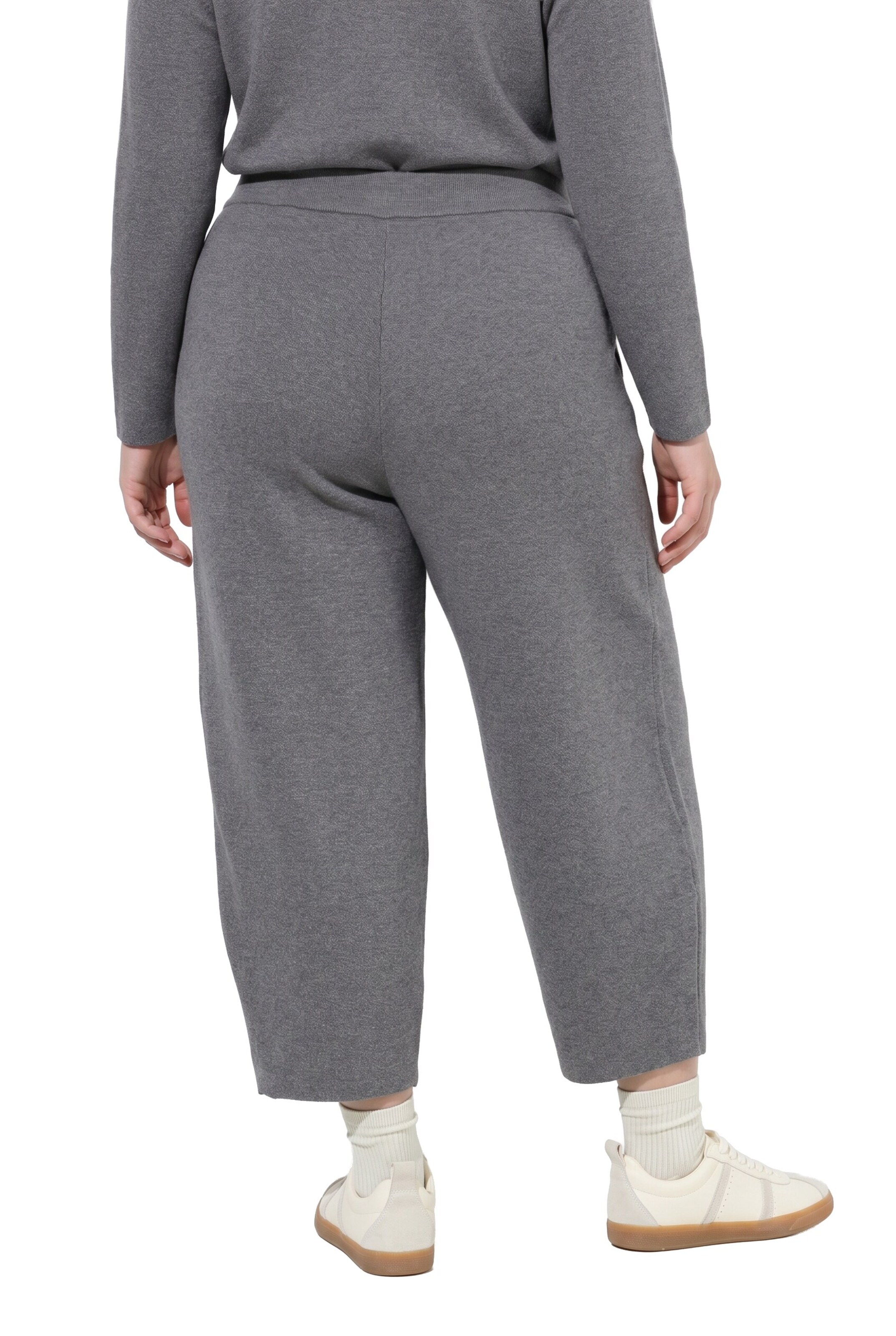 Ulla Popken Loose fit Trousers 'Schlupfhose' in Grey