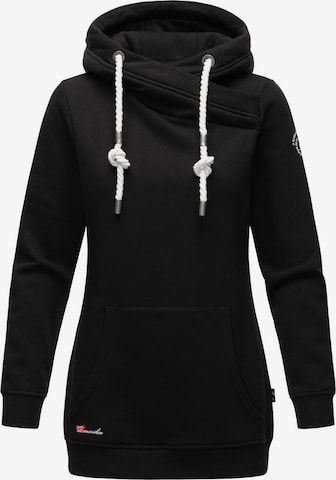 MARIKOO Sweatshirt 'Izuyaa' in Zwart: voorkant