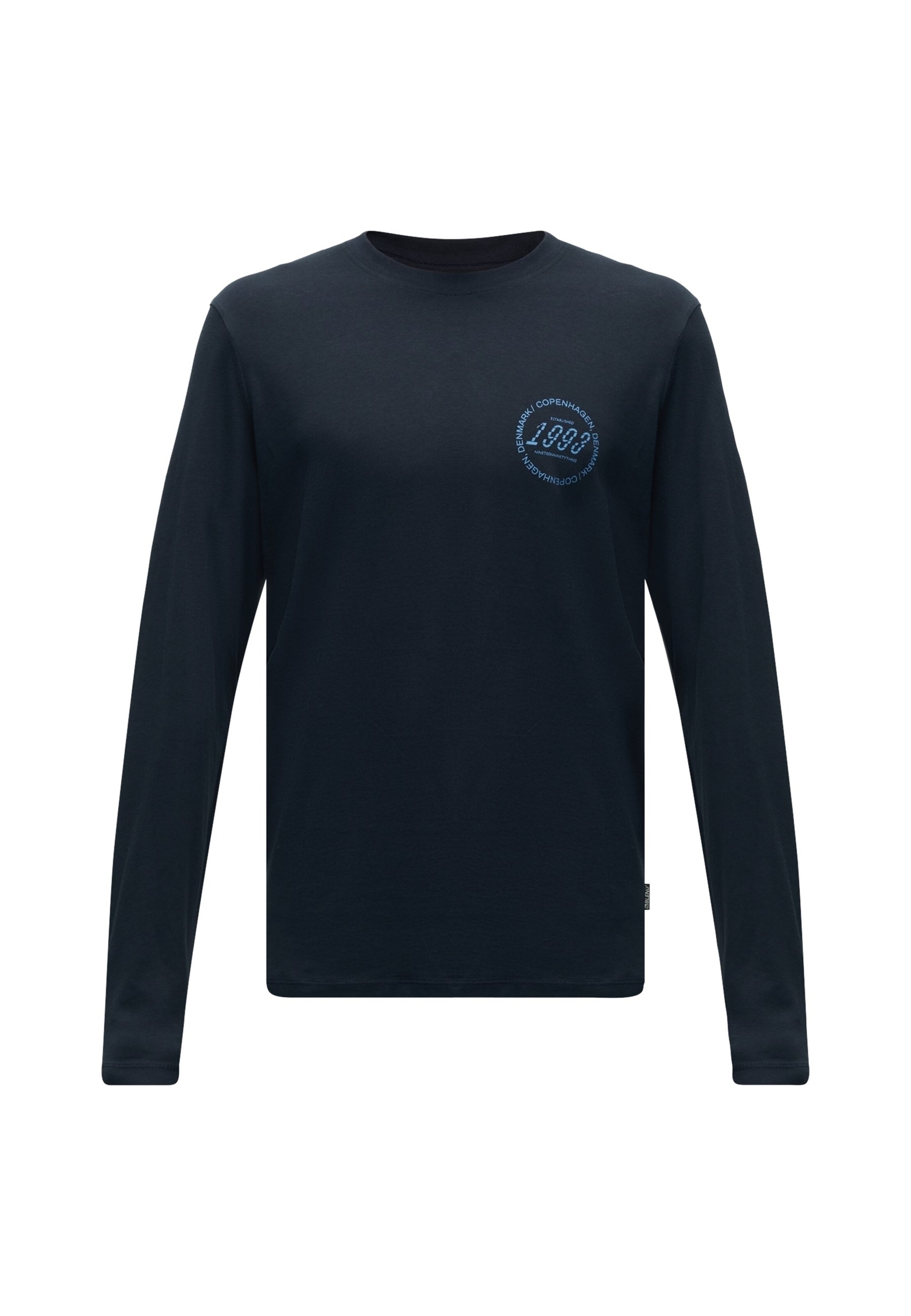 Tricou 'BHKIARAN' de la BLEND pe albastru: față