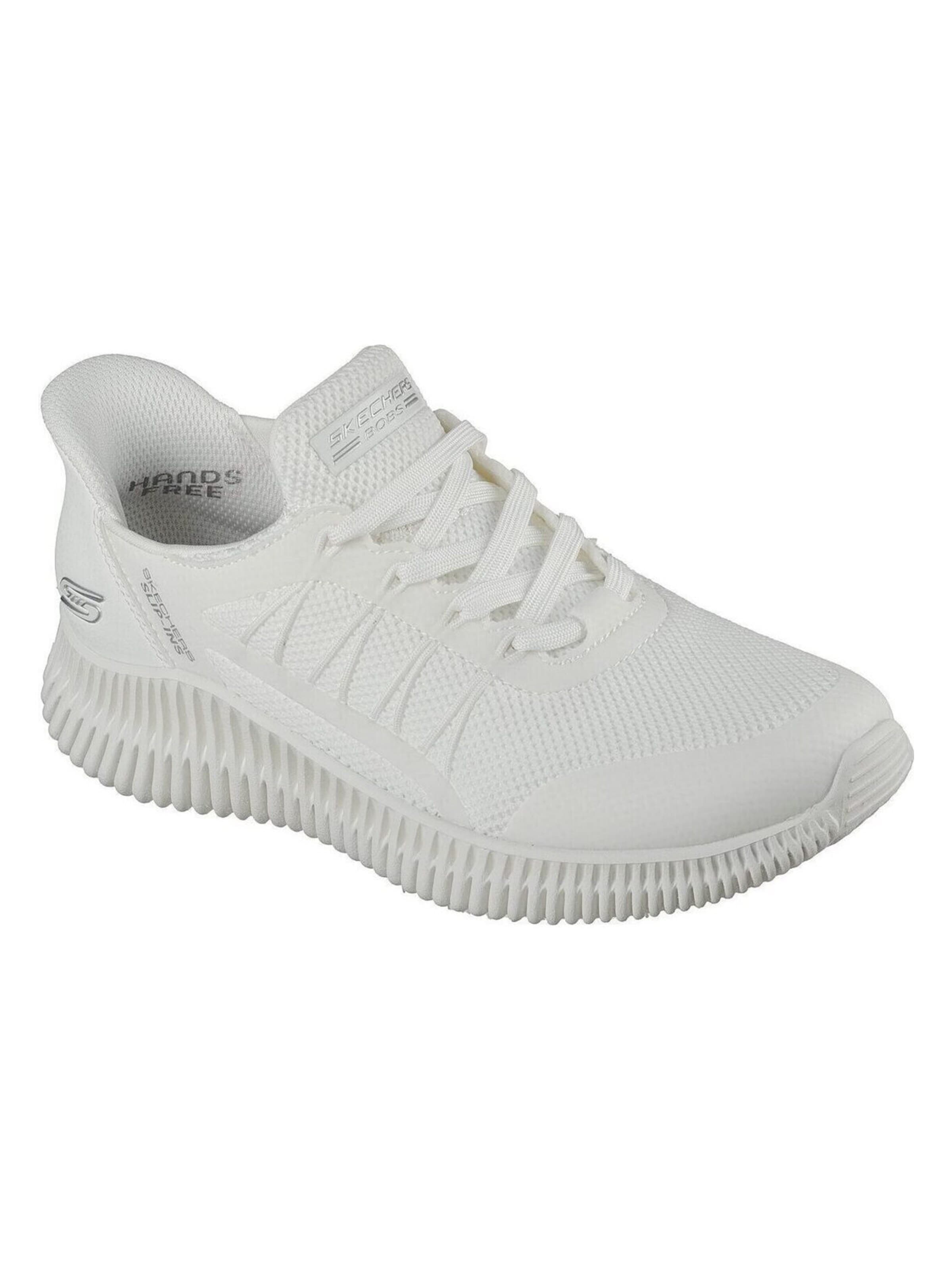 SKECHERS Sports shoe 'Skechers Bobs Geo Lite - Divine Pace' in White: front