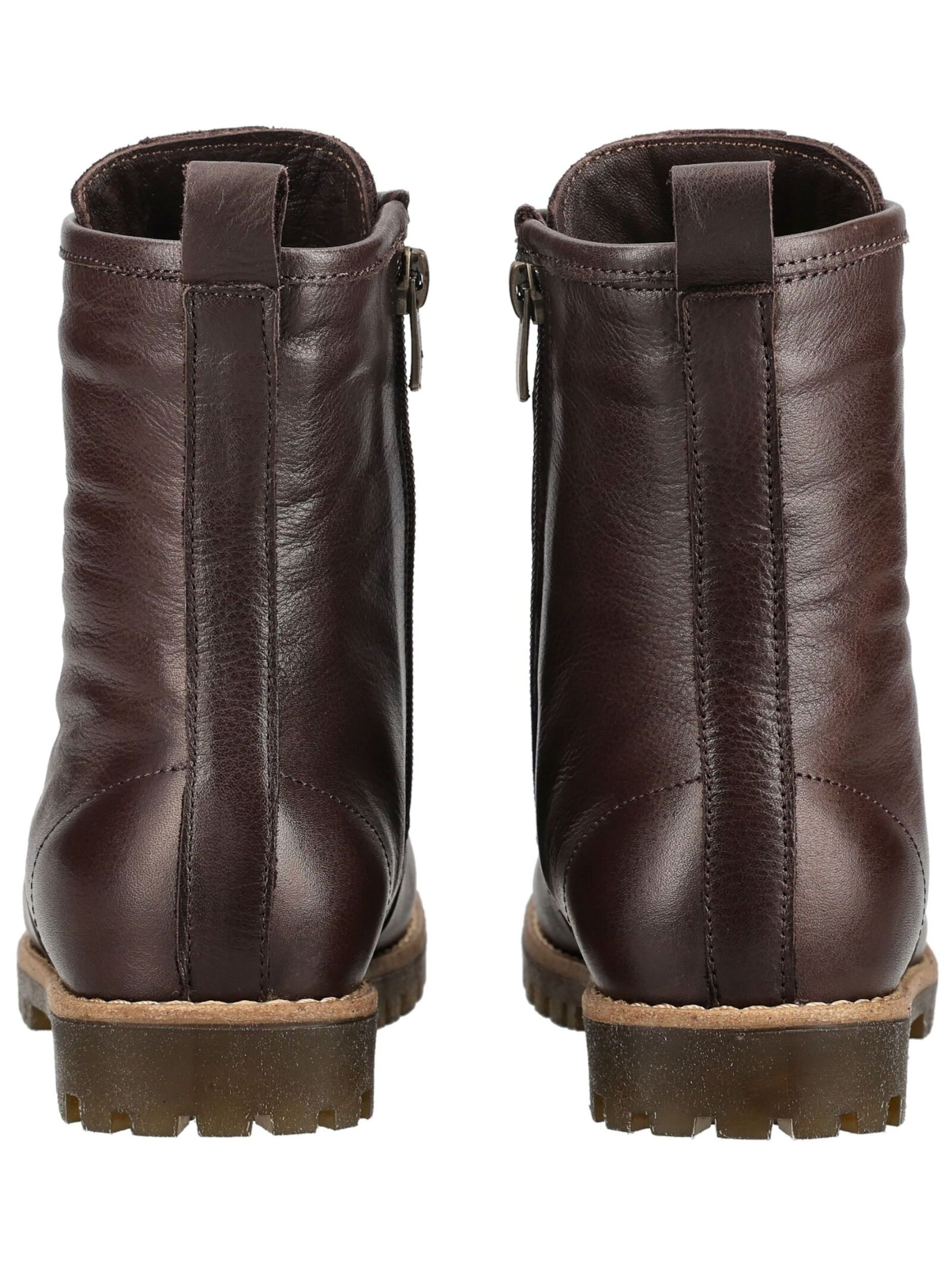 ANDREA CONTI Lace-up bootie in Brown