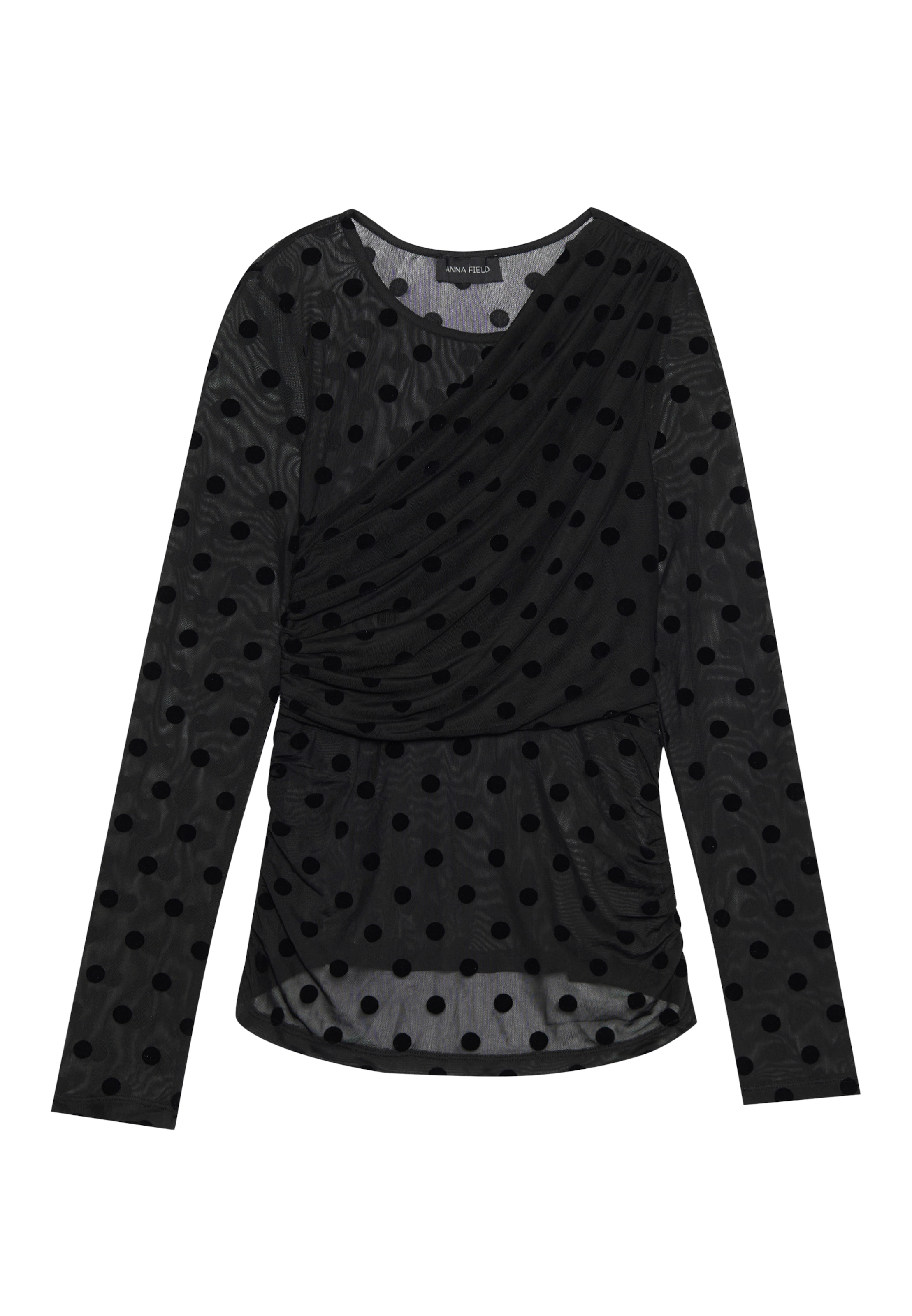 Anna Field Shirts i XS i sort, Produktvisning