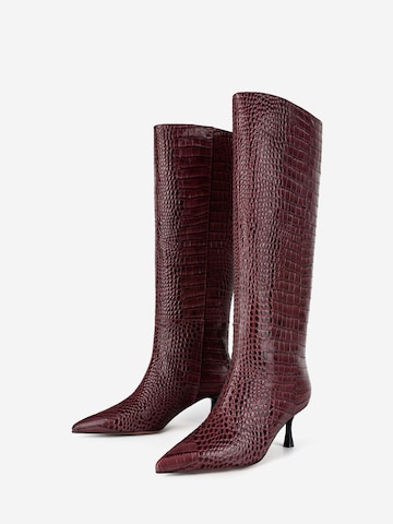 Boots 'SOMEBODY TOLD ME' L37 HANDMADE SHOES en rouge