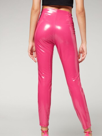 CALZEDONIA Skinny Leggings 'thermo' in Pink