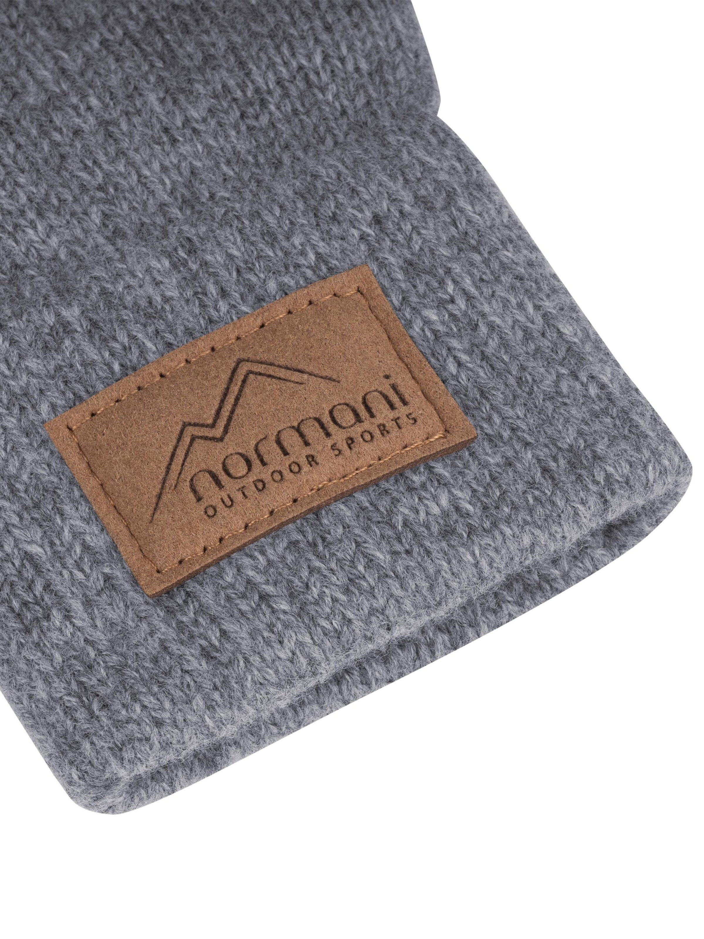 Gants 'Leanyer' normani en gris