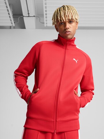 PUMA Trainingsjacke 'T7 ALWAYS ON' in Rot: Vorderseite