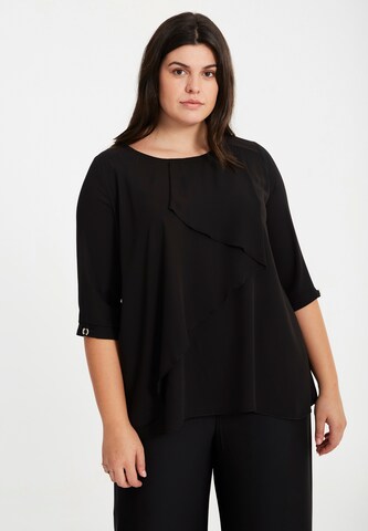 SPGWOMAN Bluse in Schwarz: predná strana