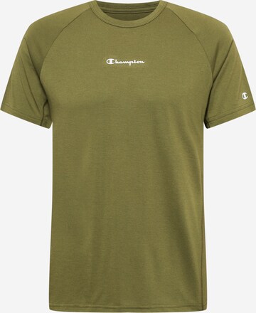 Champion Authentic Athletic Apparel Performance Shirt in Green: front