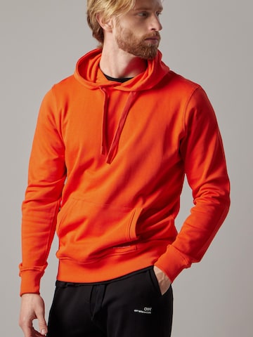 Felpa 'Felpa con Cappuccio' di OWN Off With Nature in arancione: frontale