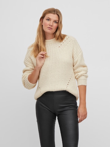 VILA Sweater 'Suba' in Beige: front