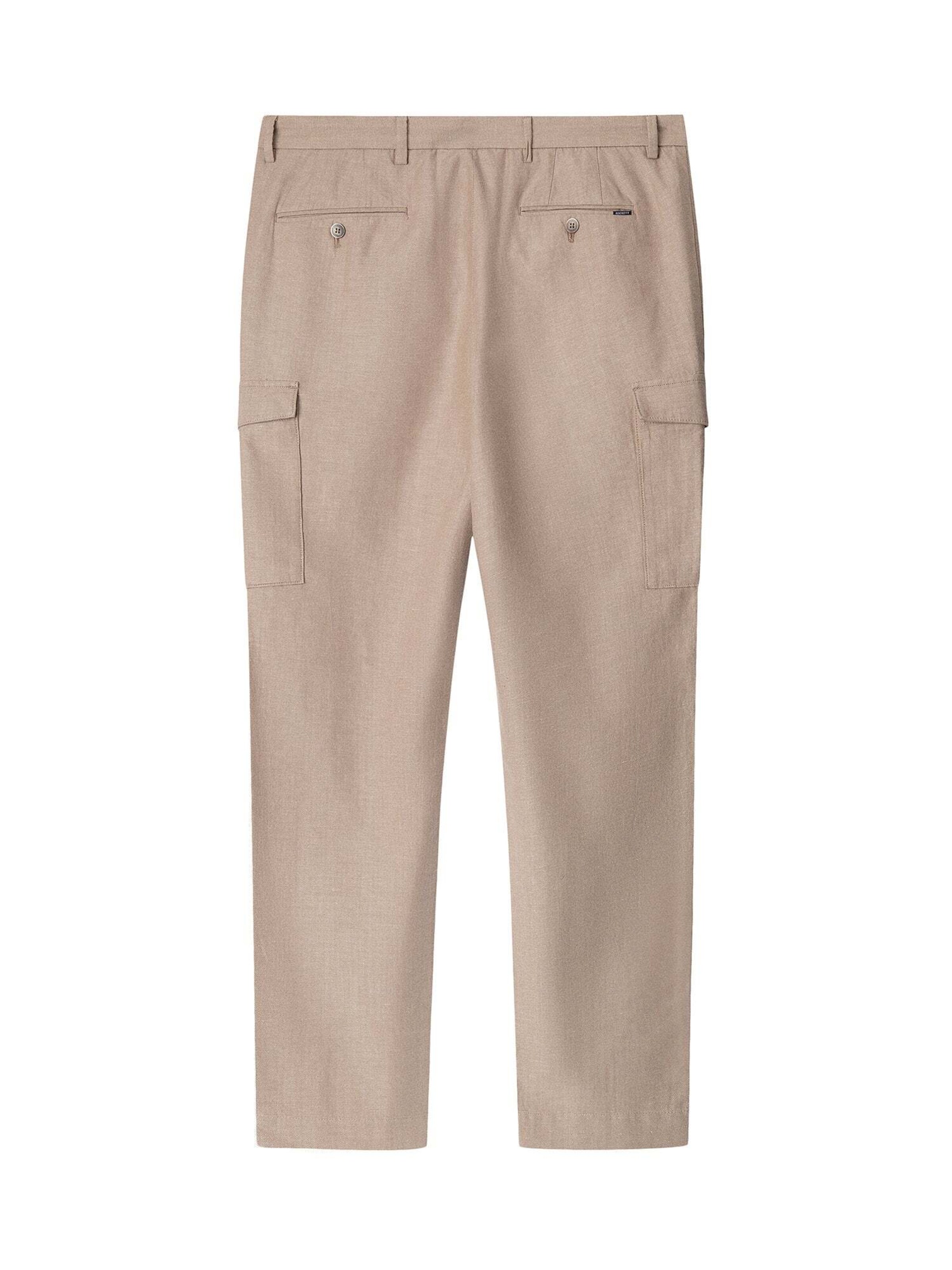 Hackett London Loosefit Cargobroek 'SLOANE' in Beige
