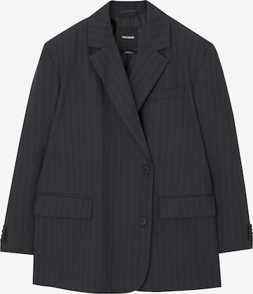 Pull&Bear Blazer in Grey: front