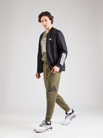 Effilé Pantalon de sport ADIDAS SPORTSWEAR en vert