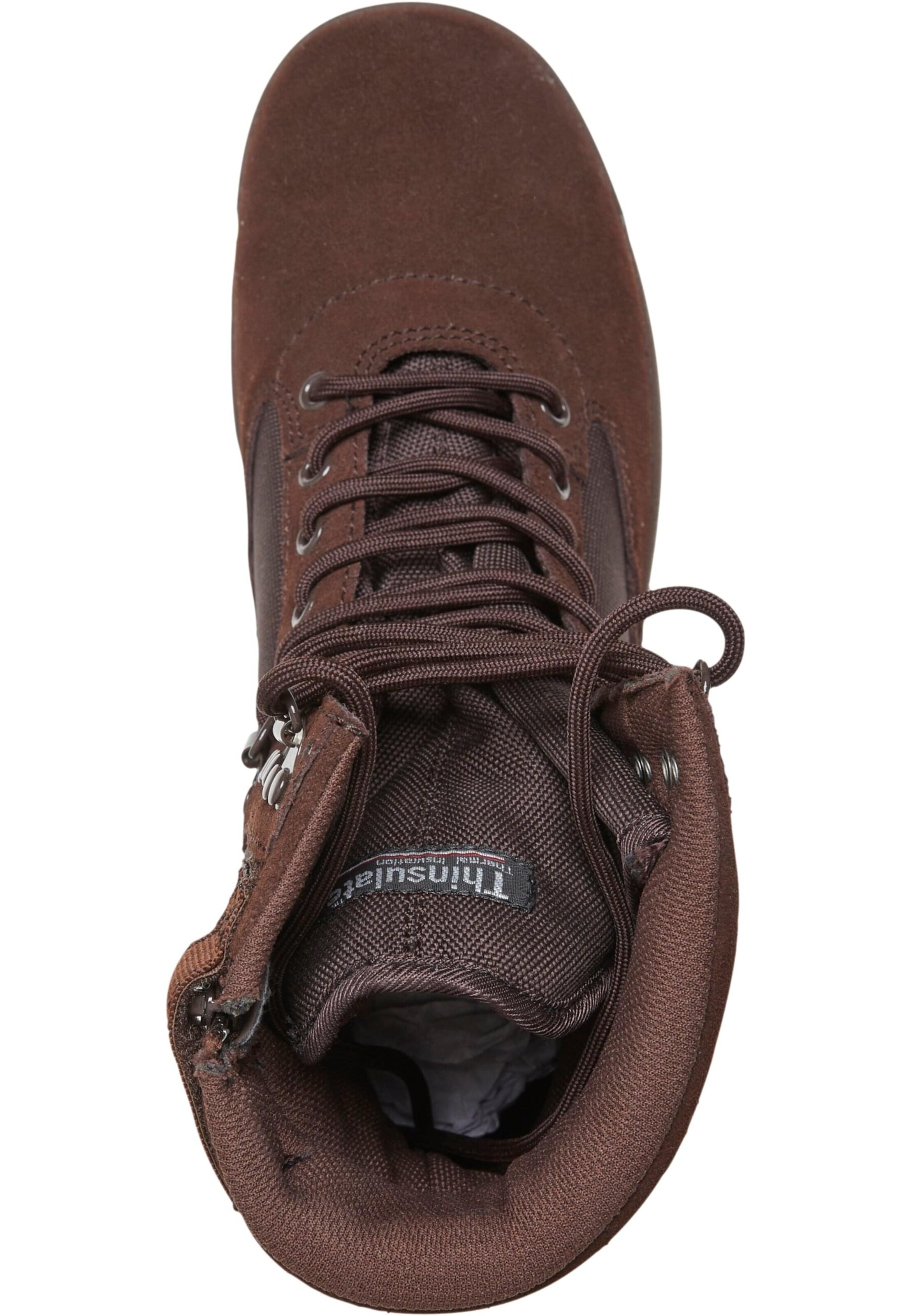 Bottines à lacets Brandit en marron