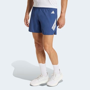 ADIDAS PERFORMANCE Regular Workout Pants in Blue: front