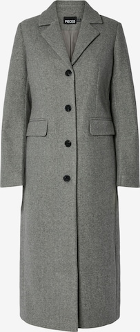 PIECESPrijelazni kaput 'PCJadine' - siva boja: prednji dio