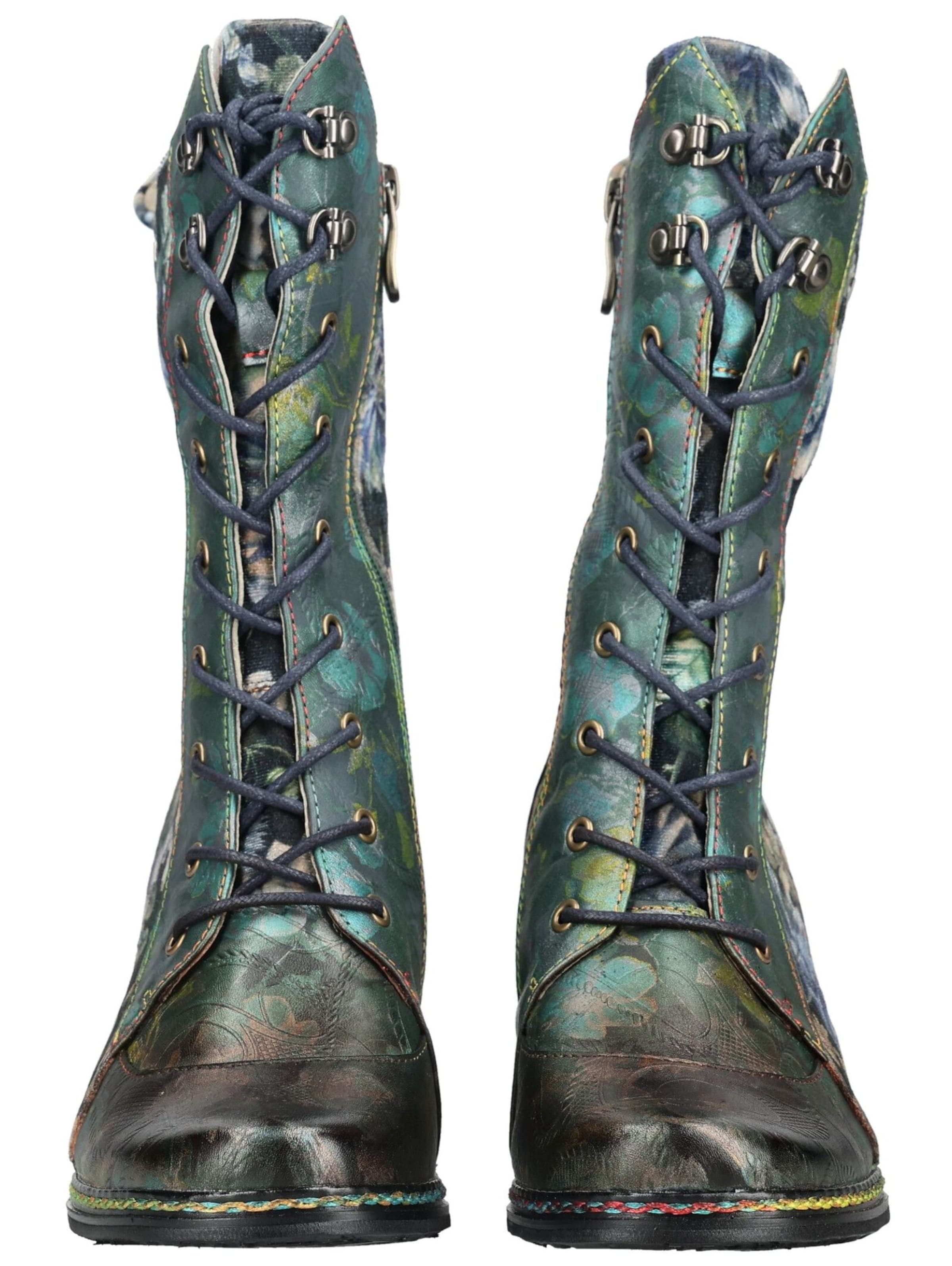 Bottines à lacets Laura Vita en bleu