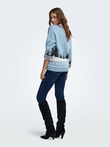 ONLY - Jersey 'ONLXmas' en azul