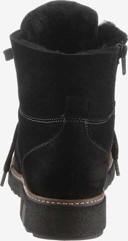WALDLÄUFER Lace-Up Ankle Boots 'Hitomi' in Black