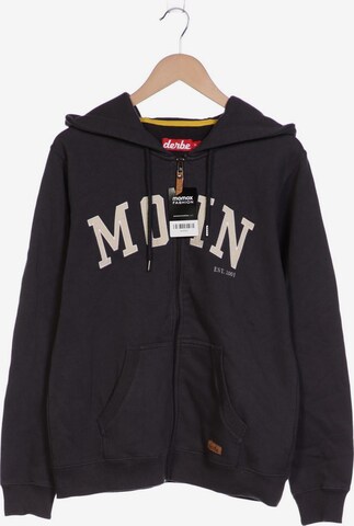 Derbe Sweatshirt & Zip-Up Hoodie in XL in Grey: front