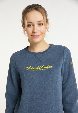 Sweat-shirt Schmuddelwedda en bleu