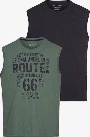 Man's World Shirt in Blue: front