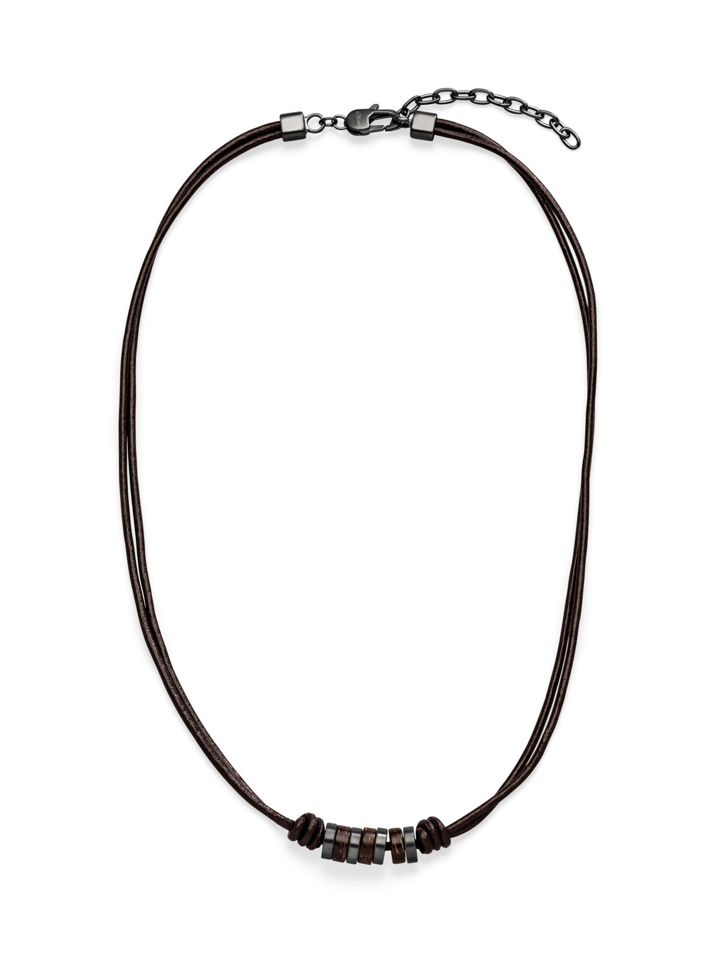 s.Oliver Necklace in Black: front