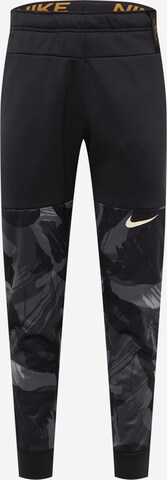 NIKE Tapered Sportnadrágok - fekete: elől