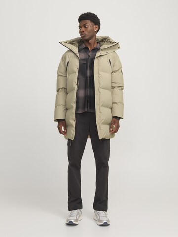 JACK & JONES Зимняя куртка 'JCOAlpha' в Бежевый