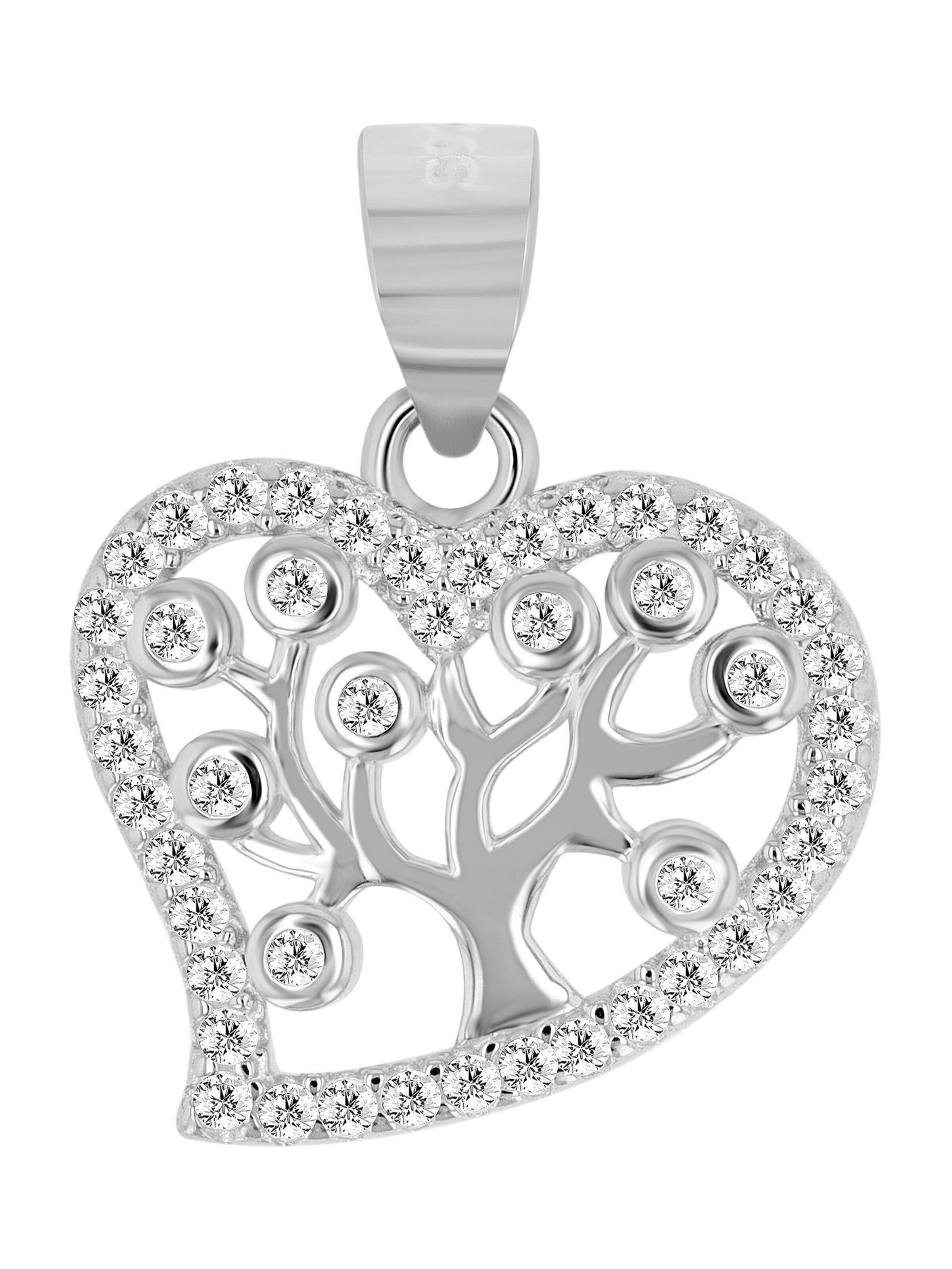 Akzent Anhänger 'Kenna, 925 Sterlingsilber, langlebig'‌‌‌‌‌ in Silber: Vorderseite