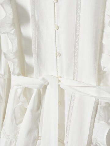 MANGO Košilové šaty 'Marissa' – bílá
