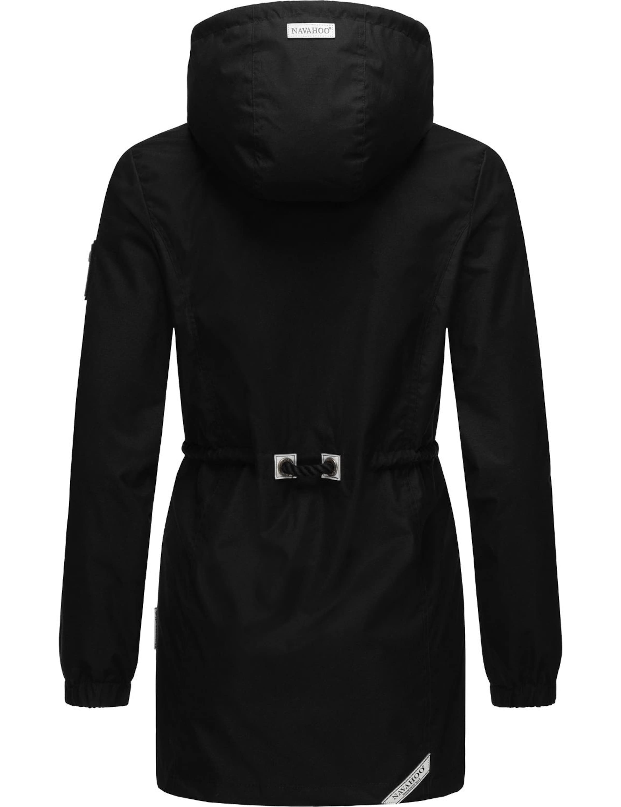 NAVAHOO Tussenparka 'Neophee' in Zwart