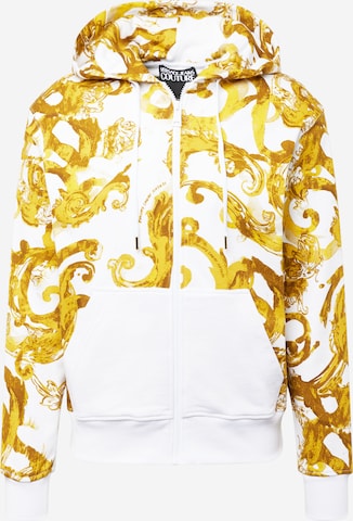 Versace Jeans Couture Sweatvest in Wit: voorkant