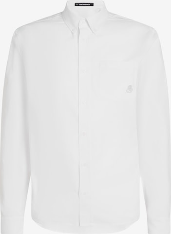 balta Karl Lagerfeld Standartinis modelis Marškiniai: priekis