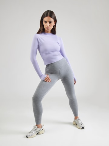 NIKE Skinny Sportbroek 'ONE' in Grijs