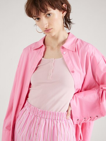 ONLY - Body camiseta en rosa