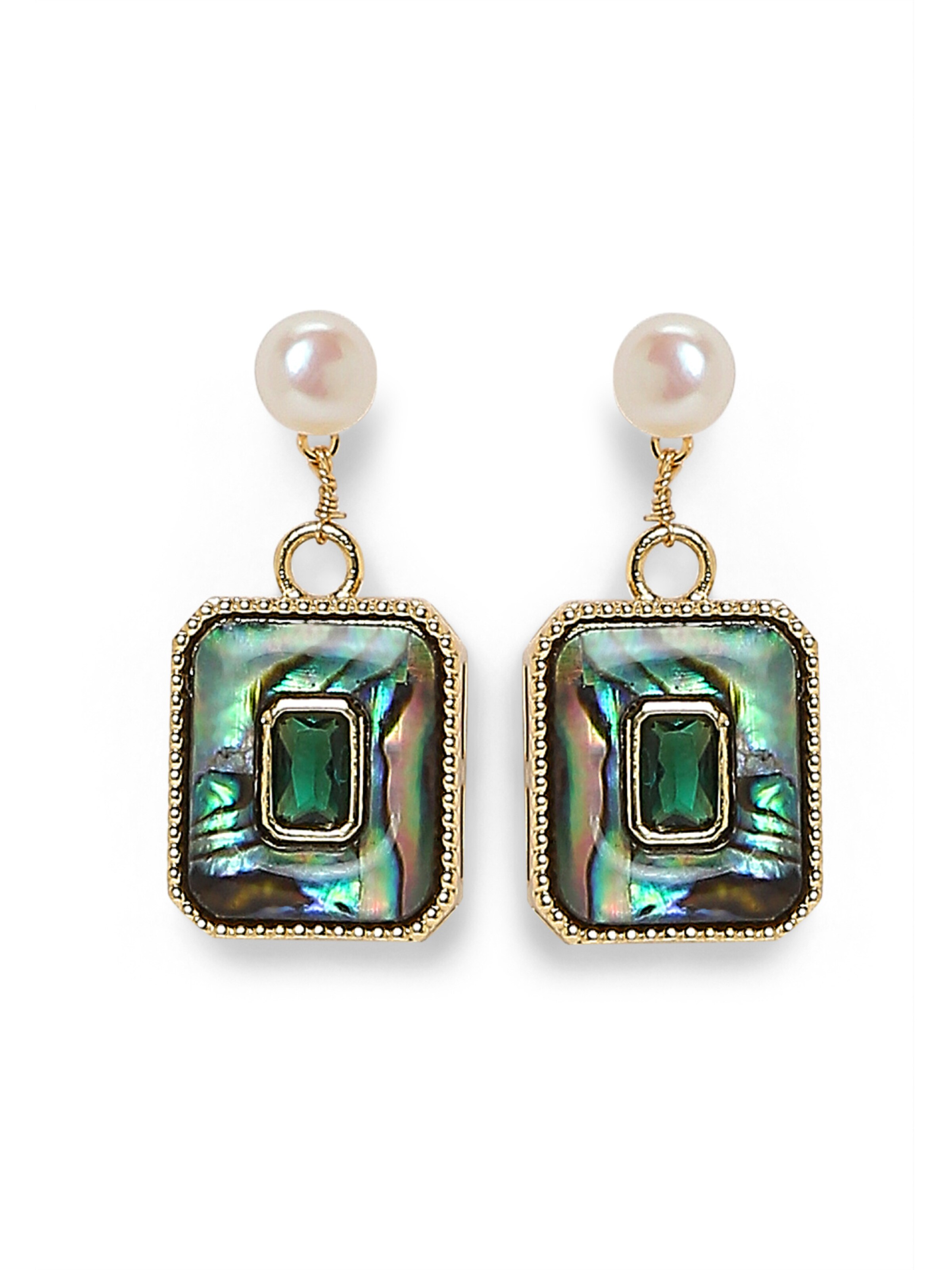 MISH Earrings 'Ansella' in Gold: front