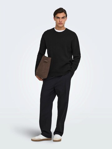 Only & Sons Sweater 'ONSTING' in Black